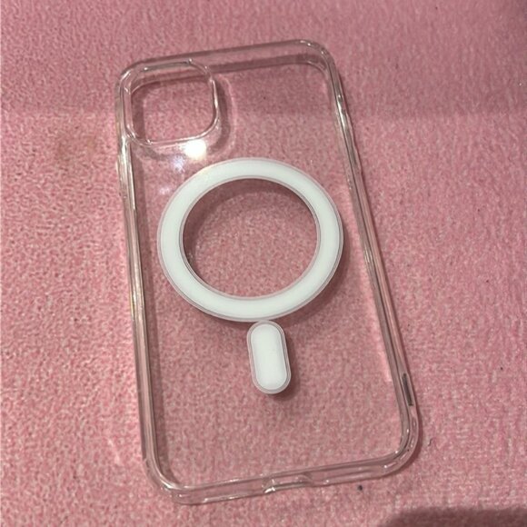Clear Phone Case with White Ring for iPhone 11 - Picture 2 of 6